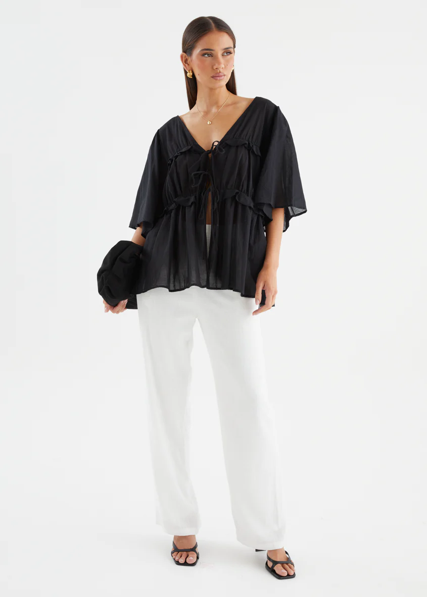 Imelda Blouse - Black - Image 4