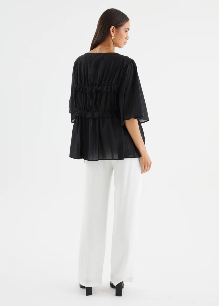 Imelda Blouse - Black - Image 7