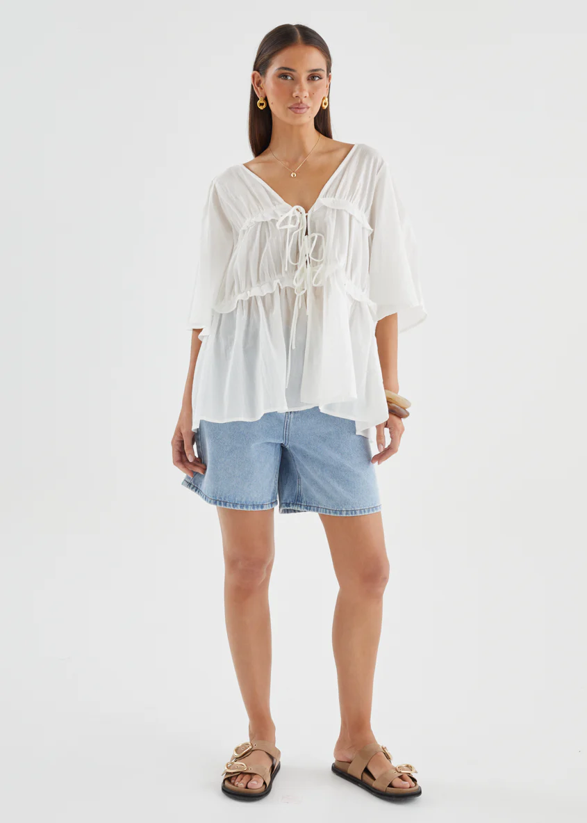 Imelda Blouse - Off White - Image 14