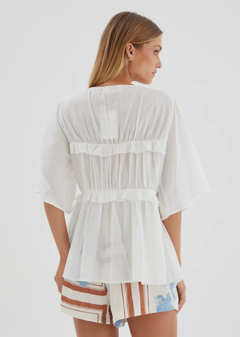 Imelda Blouse - Off White - Image 9