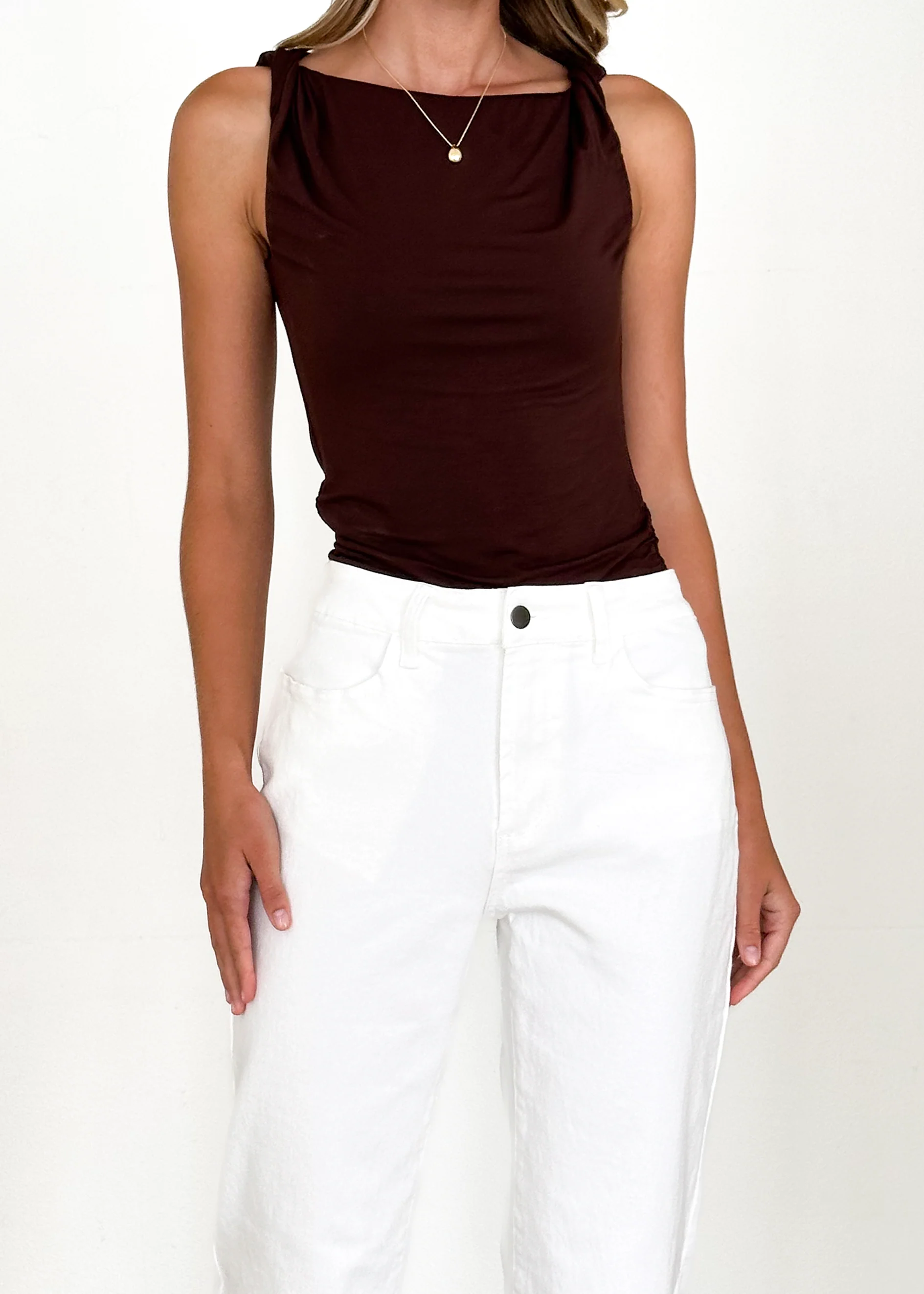 Isobel Stretch Jeans - Off White - Image 13