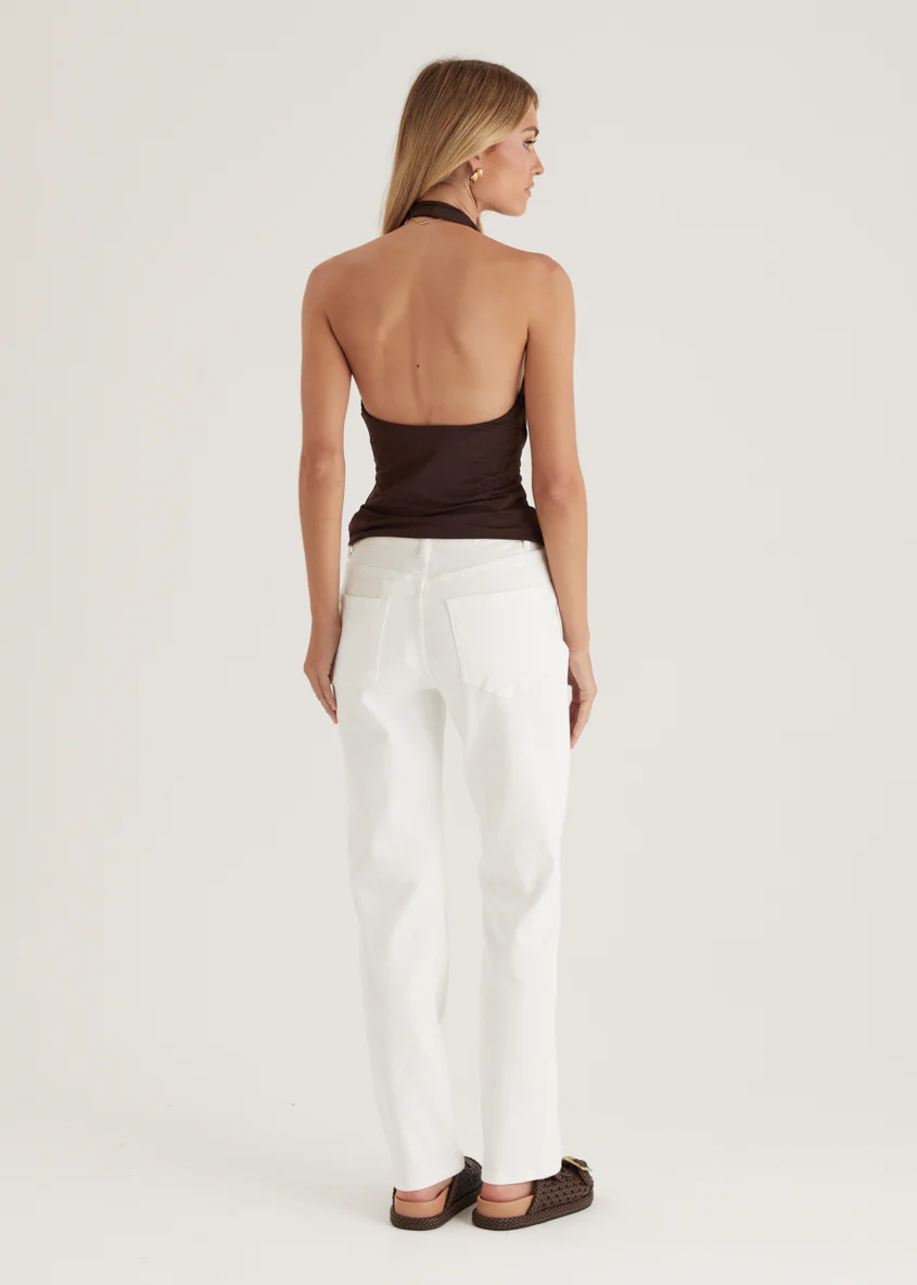 Isobel Stretch Jeans - Off White - Image 7