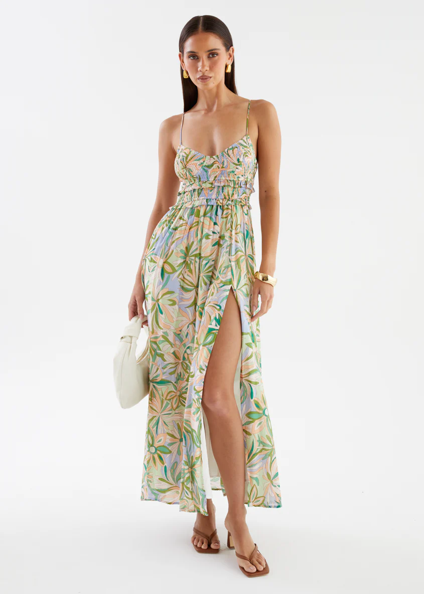 Jacey Maxi Dress - Mojito Fleur - Image 4