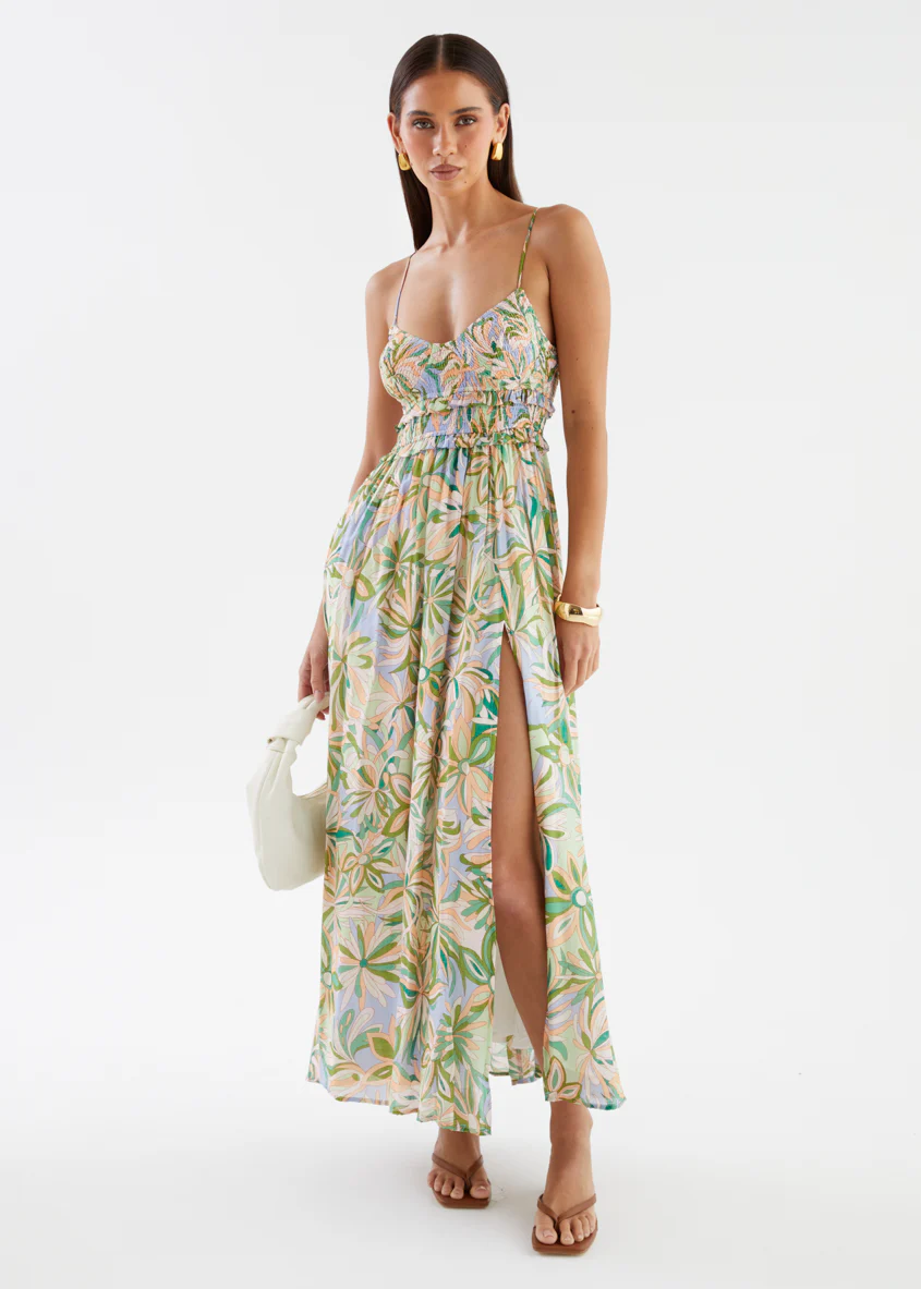 Jacey Maxi Dress - Mojito Fleur - Image 5