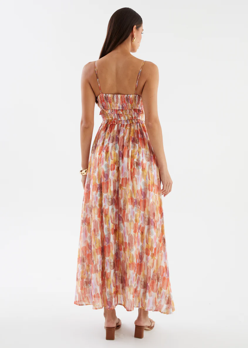 Jacey Maxi Dress - Sherbet Watercolour - Image 7