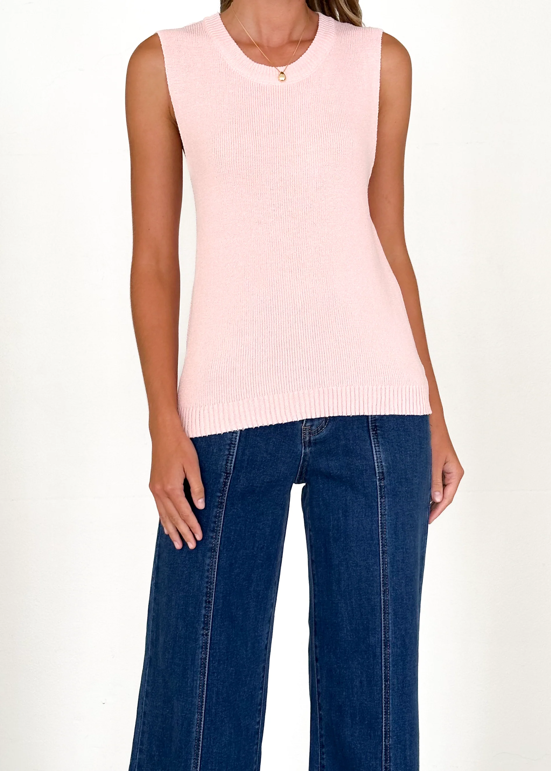 Jaylee Knit Tank - Pink - Image 6
