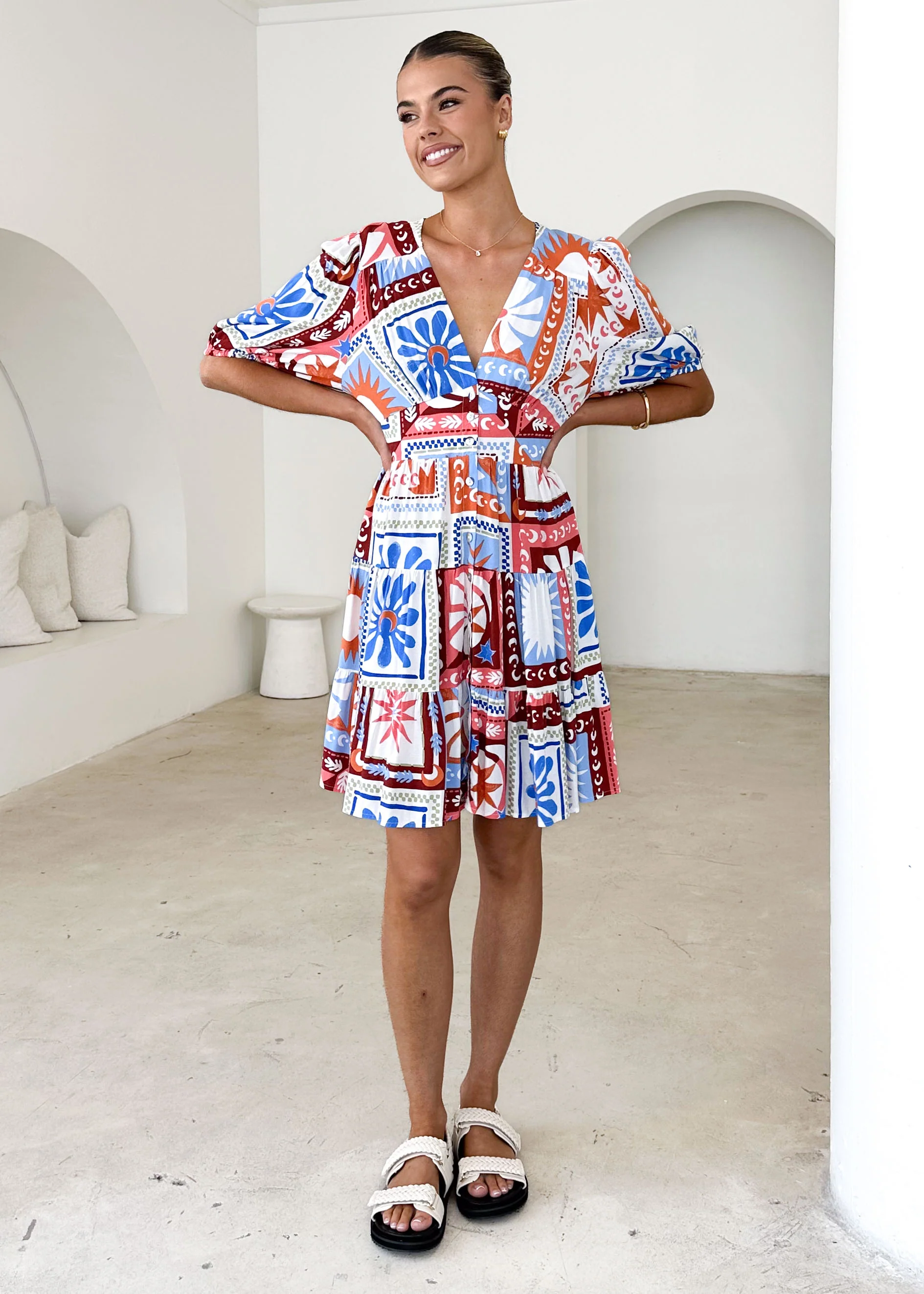 Jaynie Dress - Blue Tile - Image 2