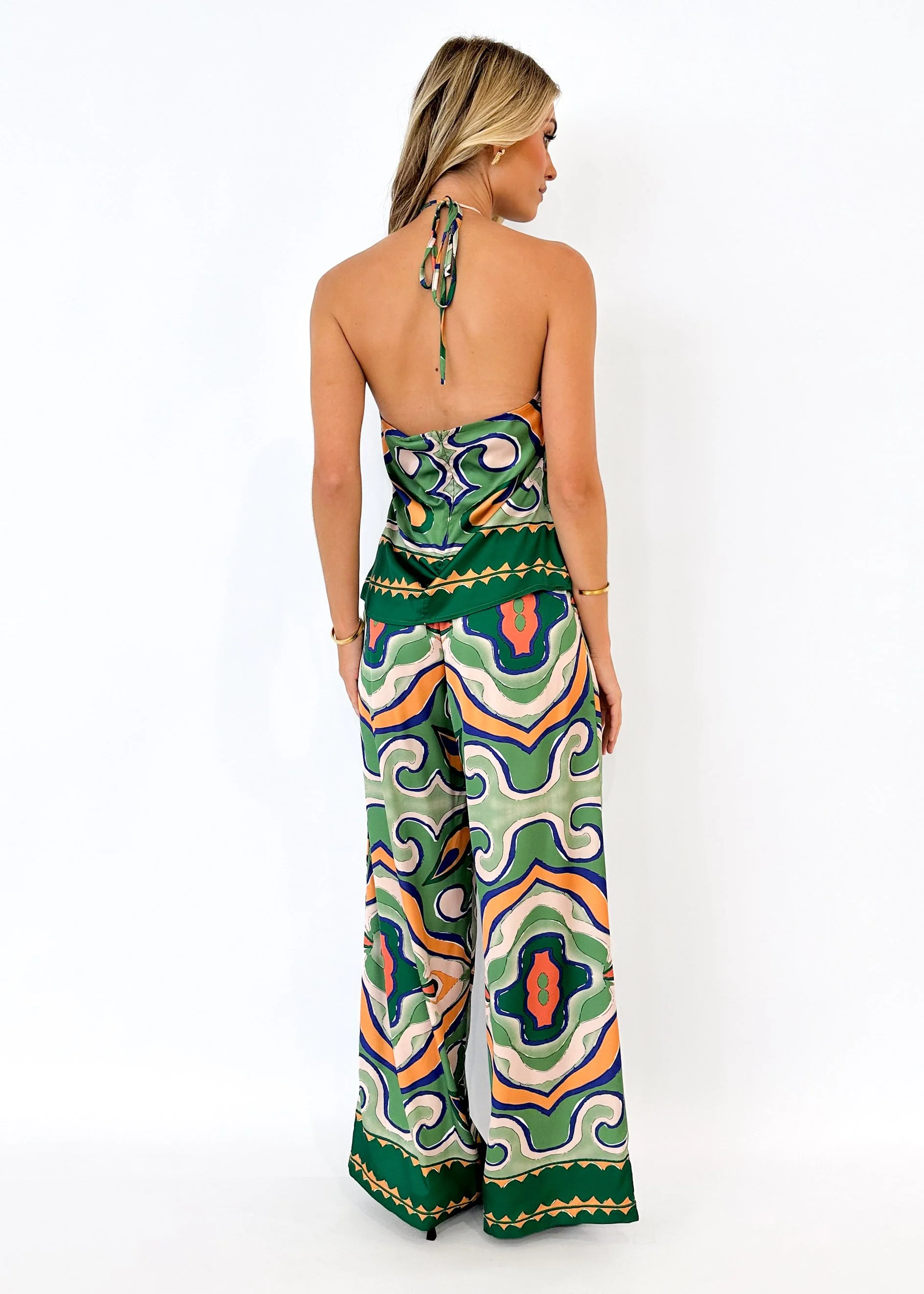 Jayslo Halter Top - Fern Swirl - Image 8