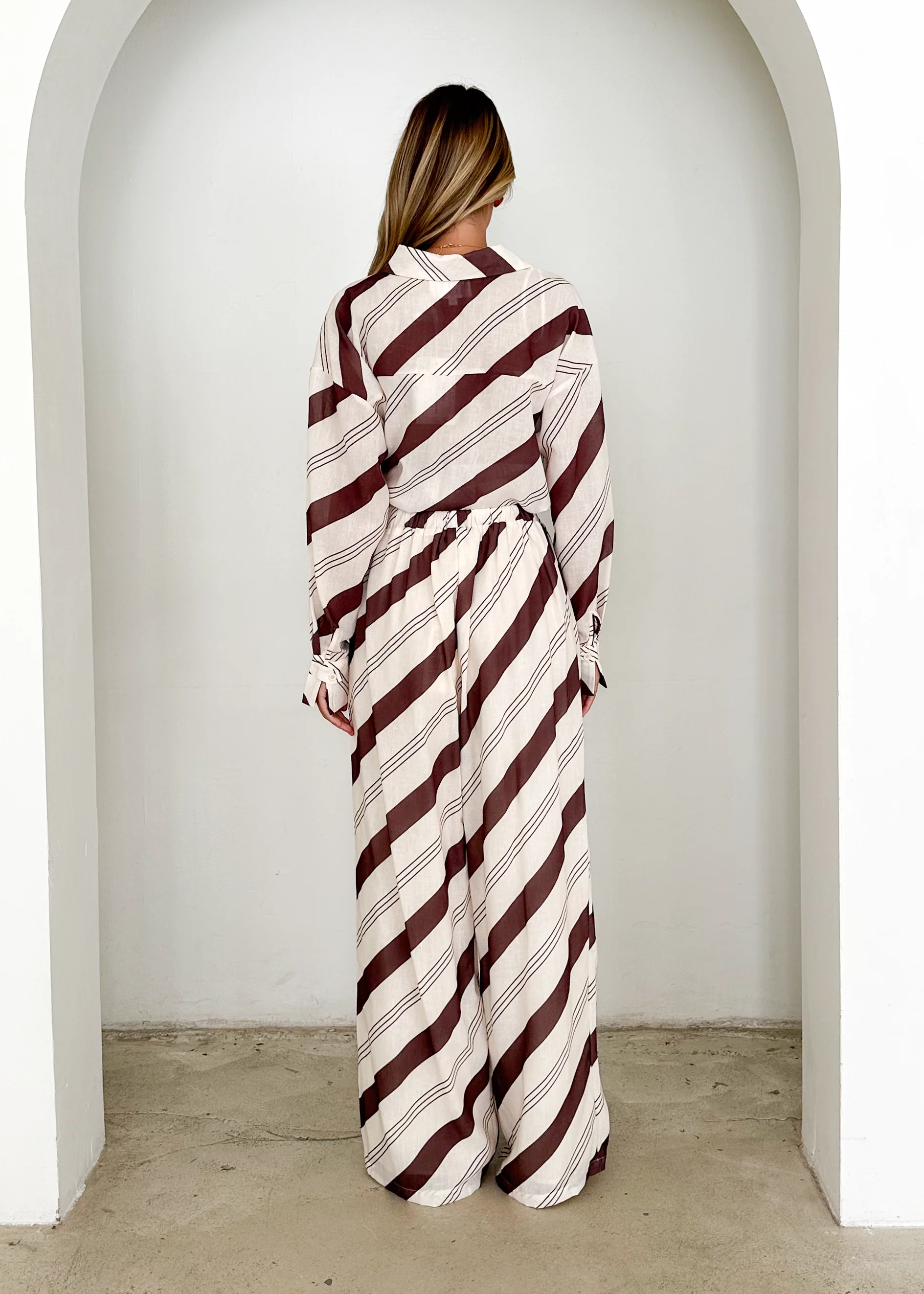 Jessa Pants - Choc Stripe - Image 17