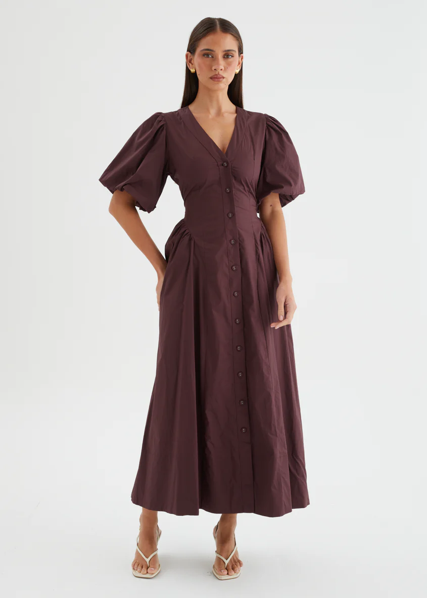 Jessinta Maxi Dress - Cacao - Image 4
