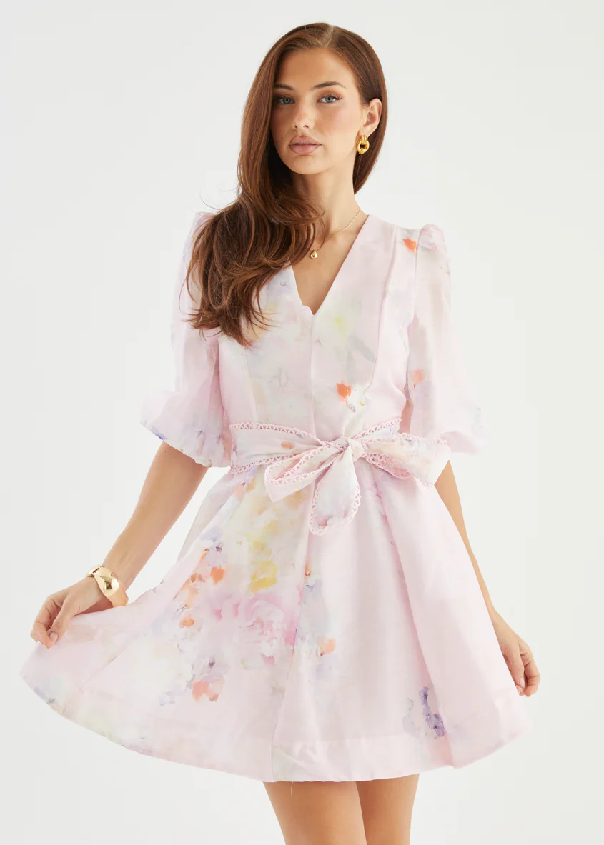 Jolene Dress - Pink Floral - Image 3