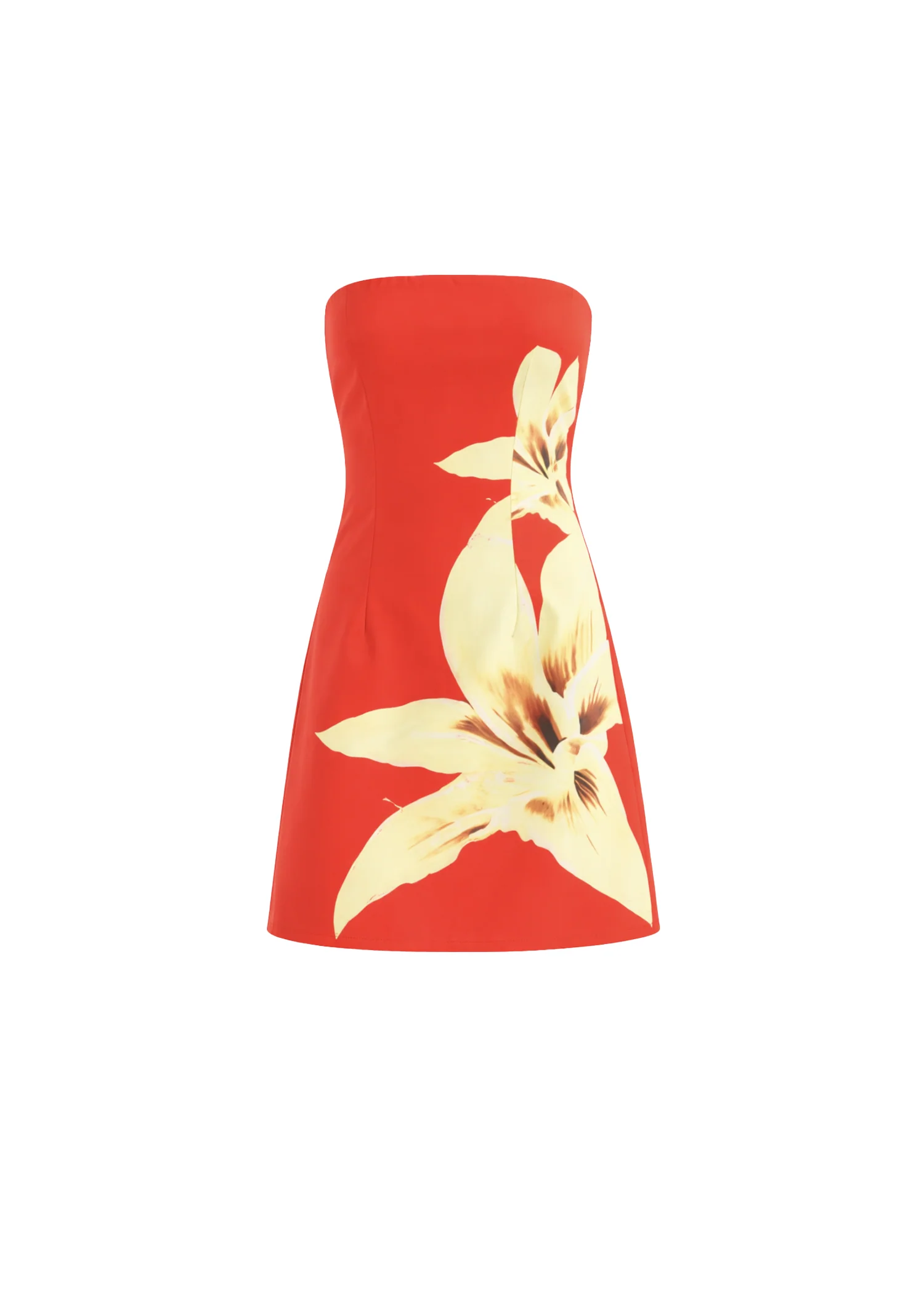 Jordi Strapless Dress - Red Lily - Image 2