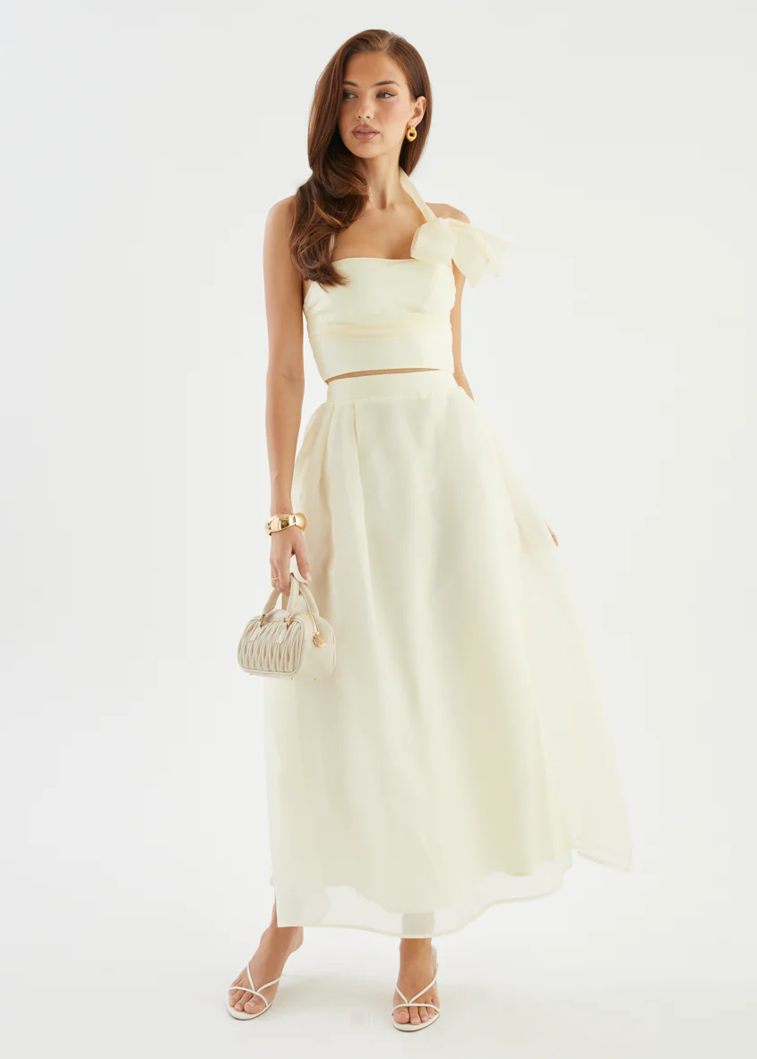 Kailah Maxi Skirt - Butter - Image 3