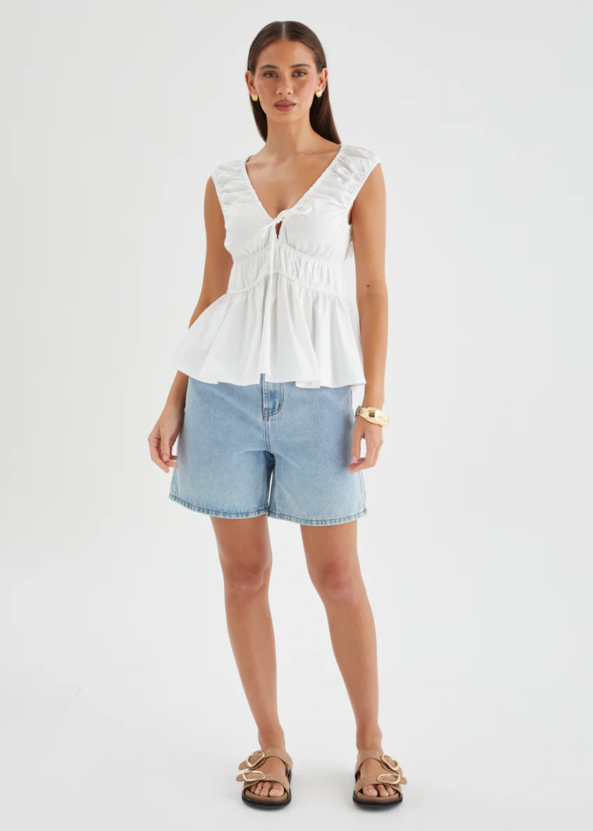 Kailanie Top - White - Image 3