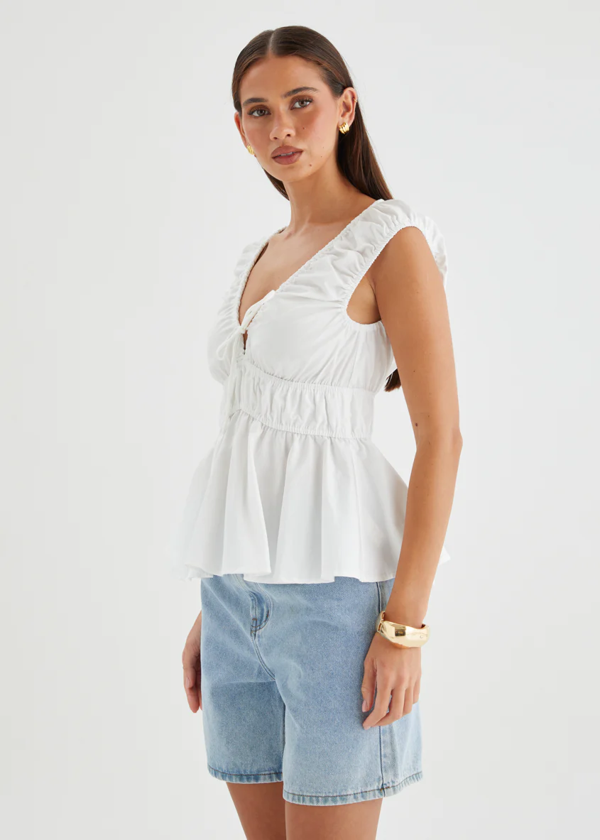 Kailanie Top - White - Image 5