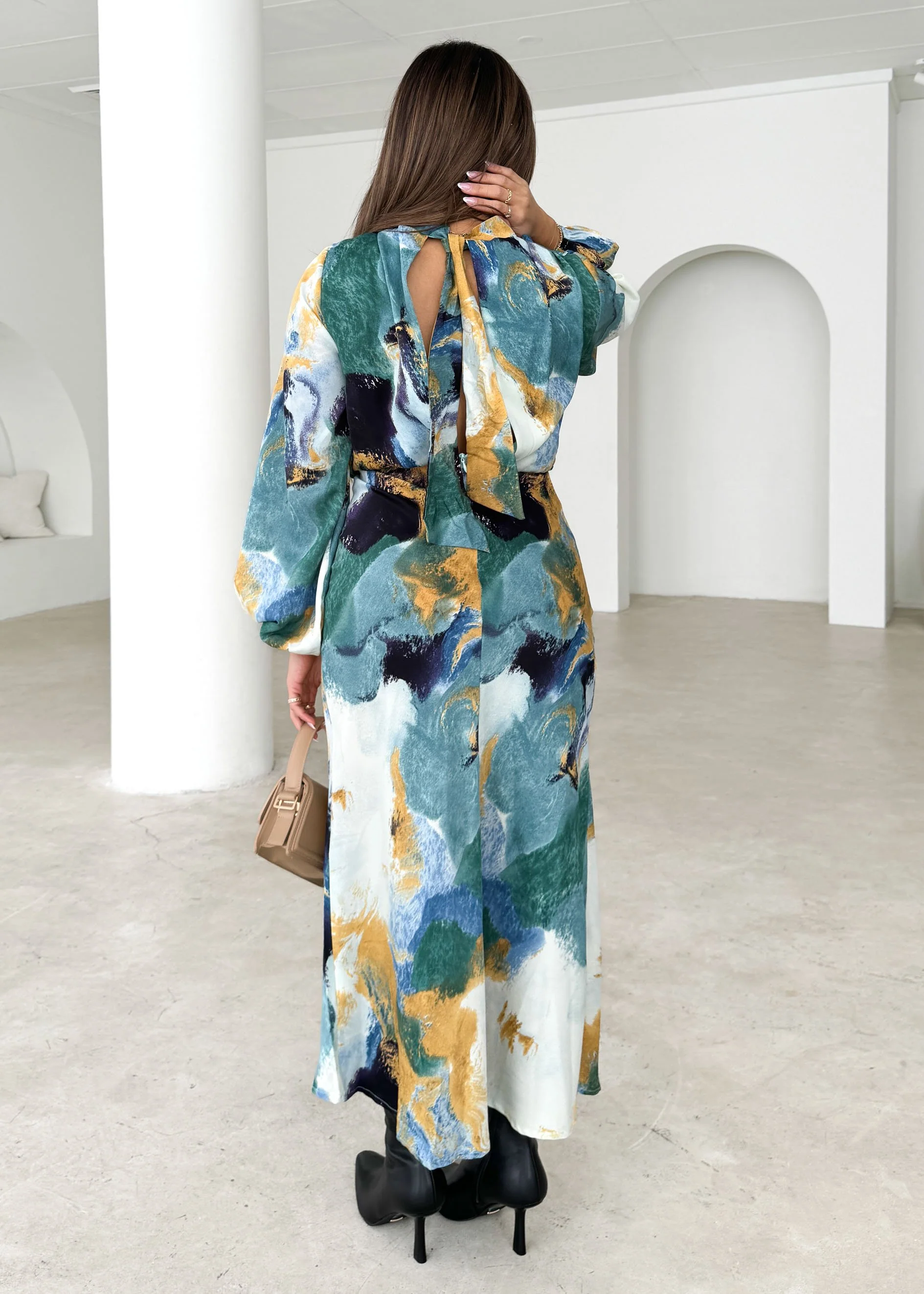 Kalani Midi Dress - Ocean Marble - Image 4