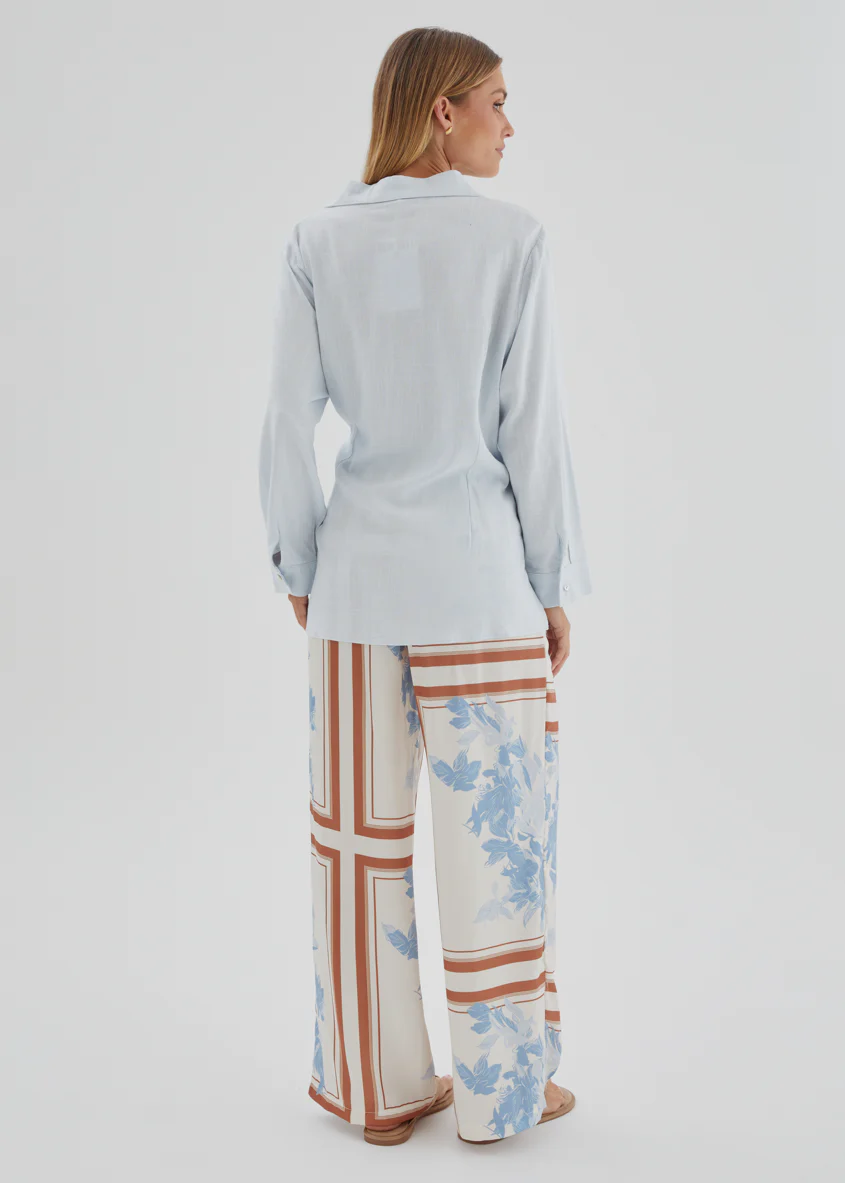 Kaycie Pants - Blue Flowers - Image 7