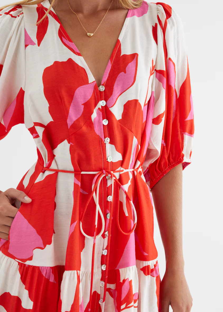 Kayleigh Dress - Ruby Petal - Image 9