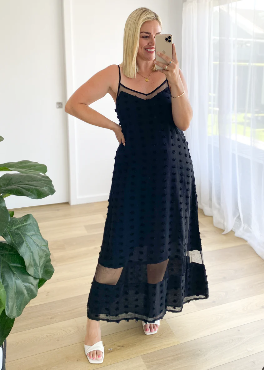 Kearan Maxi Dress - Black - Image 10