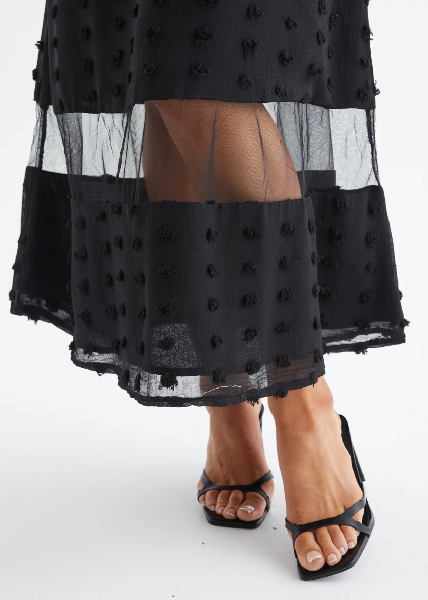 Kearan Maxi Dress - Black - Image 11