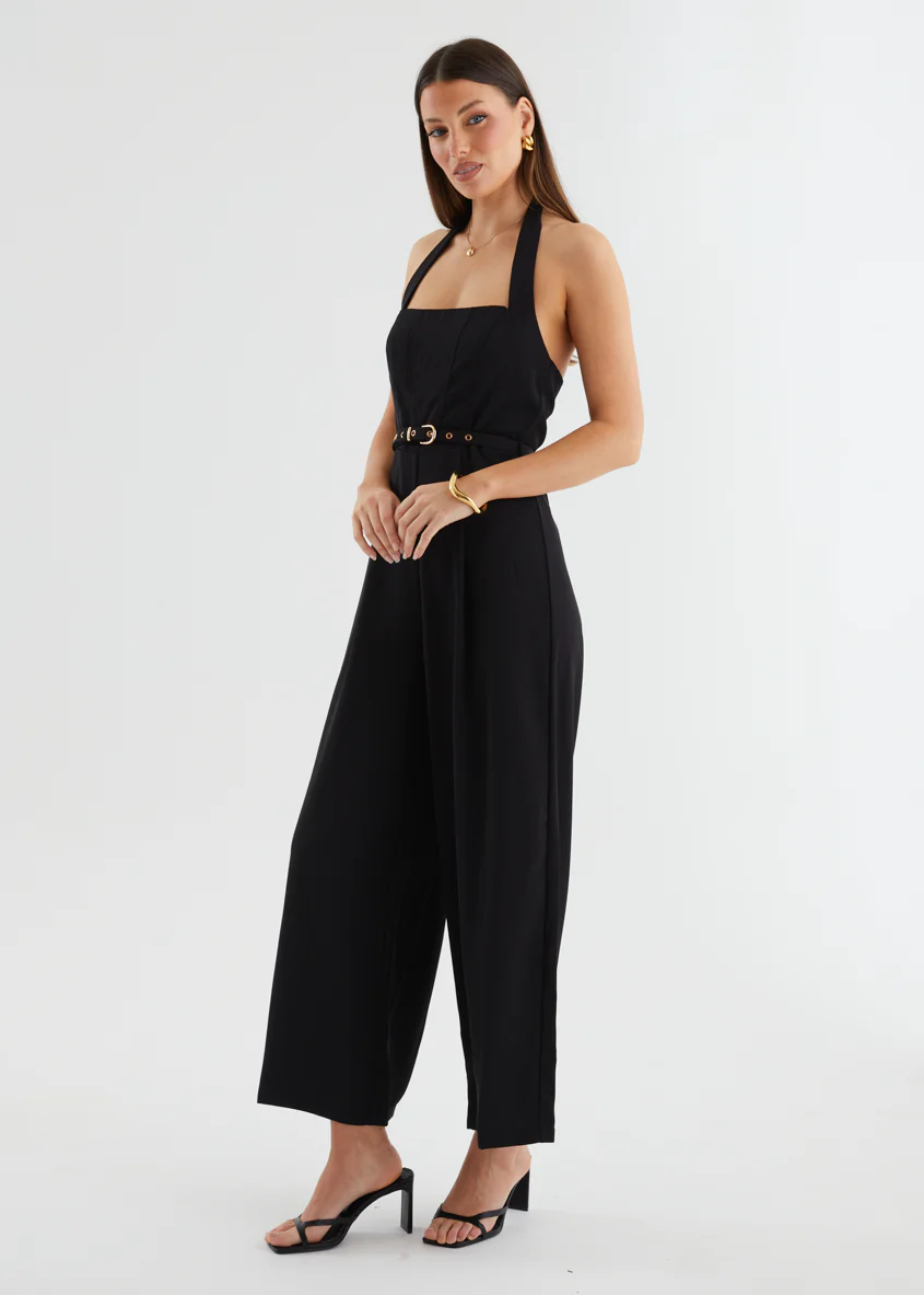 Kellsie Pantsuit - Black - Image 8