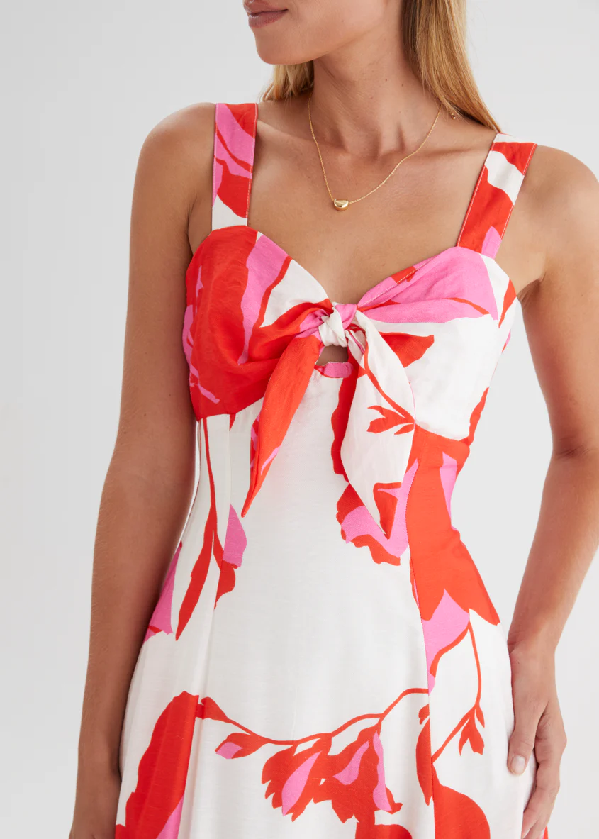 Kerana Maxi Dress - Ruby Petal - Image 9
