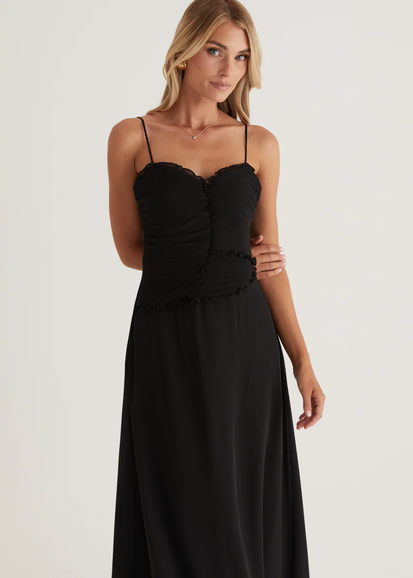 Kimmy Maxi Dress - Black - Image 8