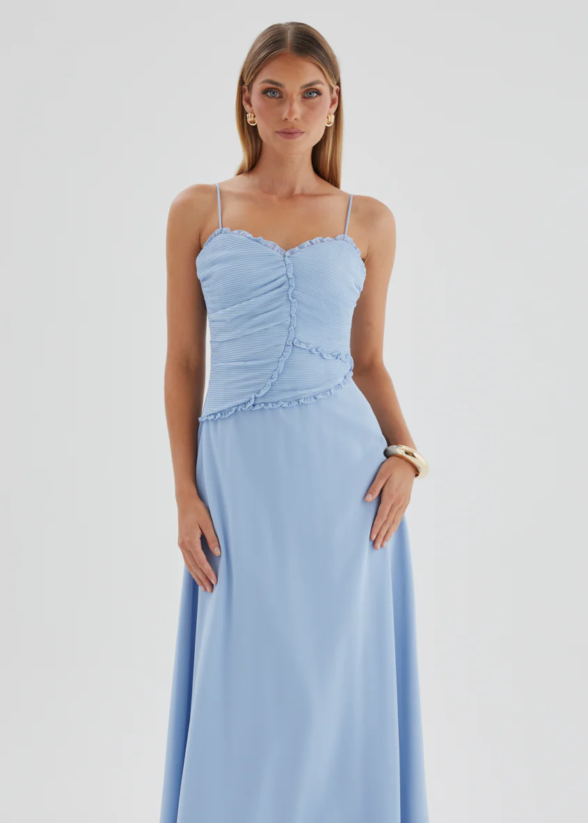 Kimmy Maxi Dress - Blue - Image 3