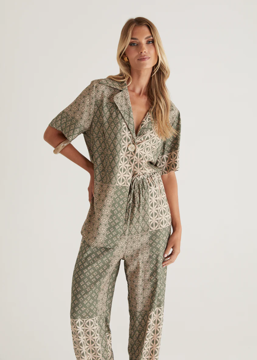 Kordyn Pants - Green Batik - Image 2