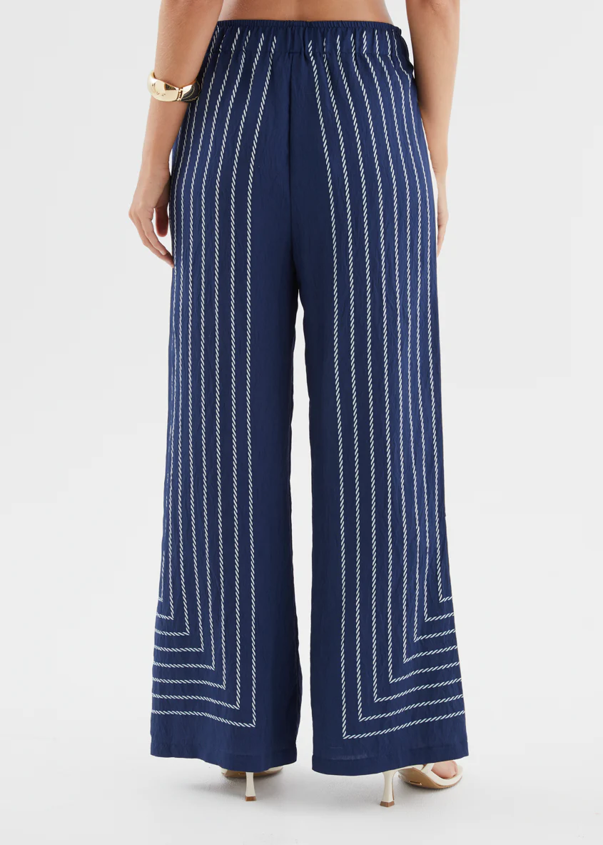 Kylen Pants - Navy Rope Stripe - Image 9