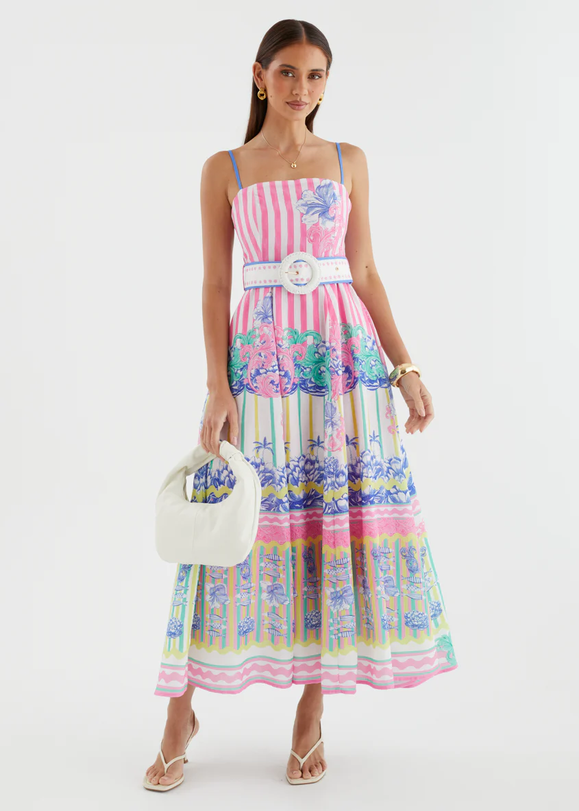 Lalita Maxi Dress - Bahama Pink - Image 3