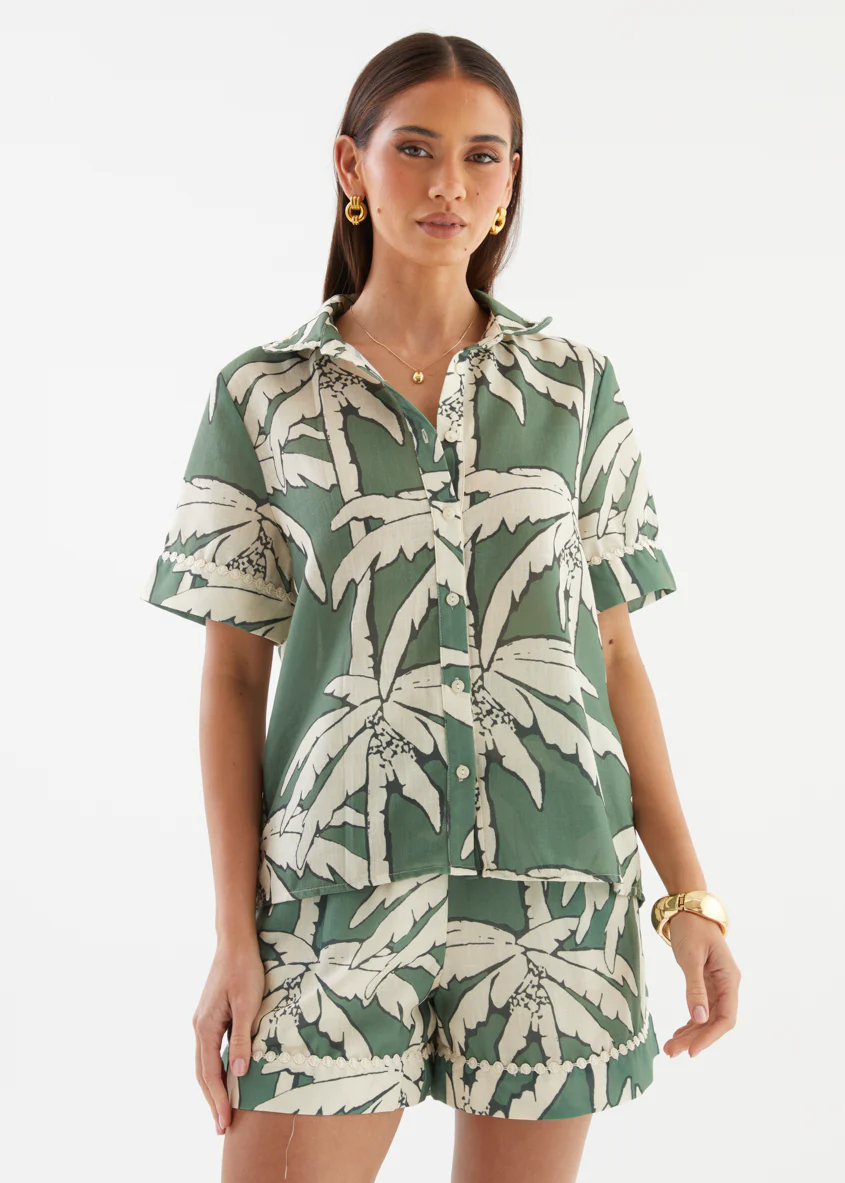 Laurie Shirt - Sage Palm - Image 3