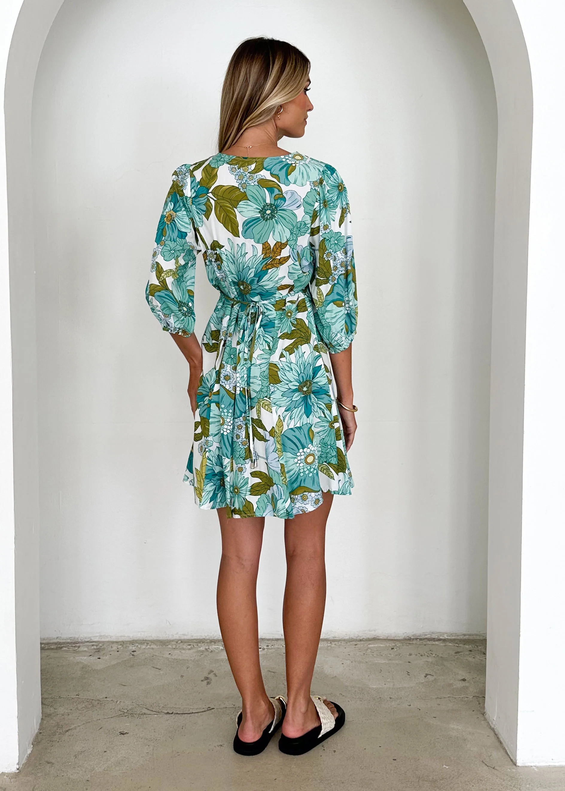 Lenni Dress - Amaya Green - Image 5