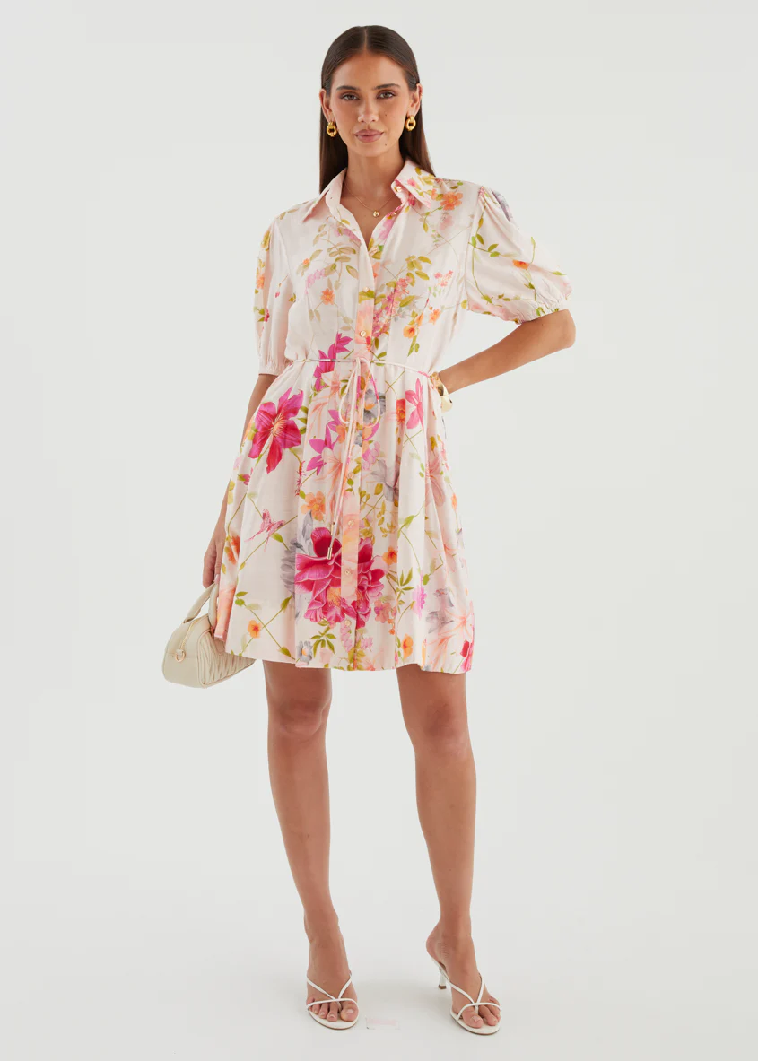 Lennoa Dress - Pink Floral - Image 3