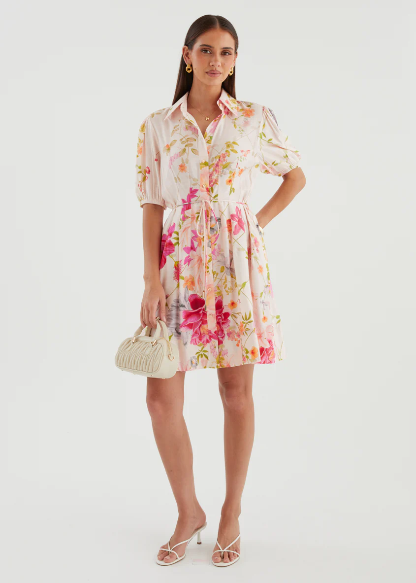 Lennoa Dress - Pink Floral - Image 6