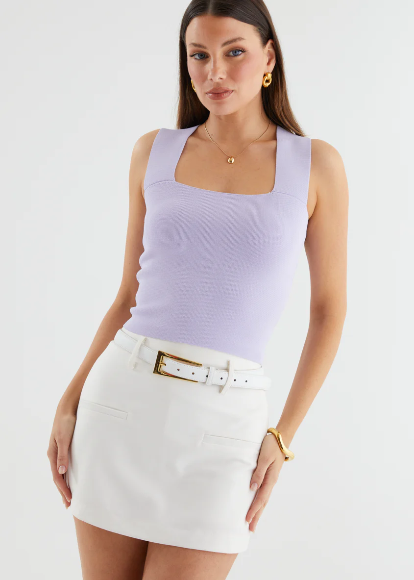 Lexxy Knit Top - Lilac - Image 4