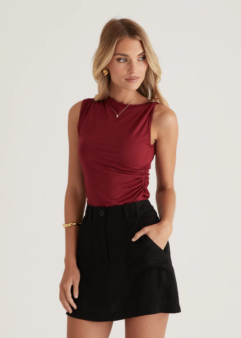 Liliana Top - Wine - Image 2