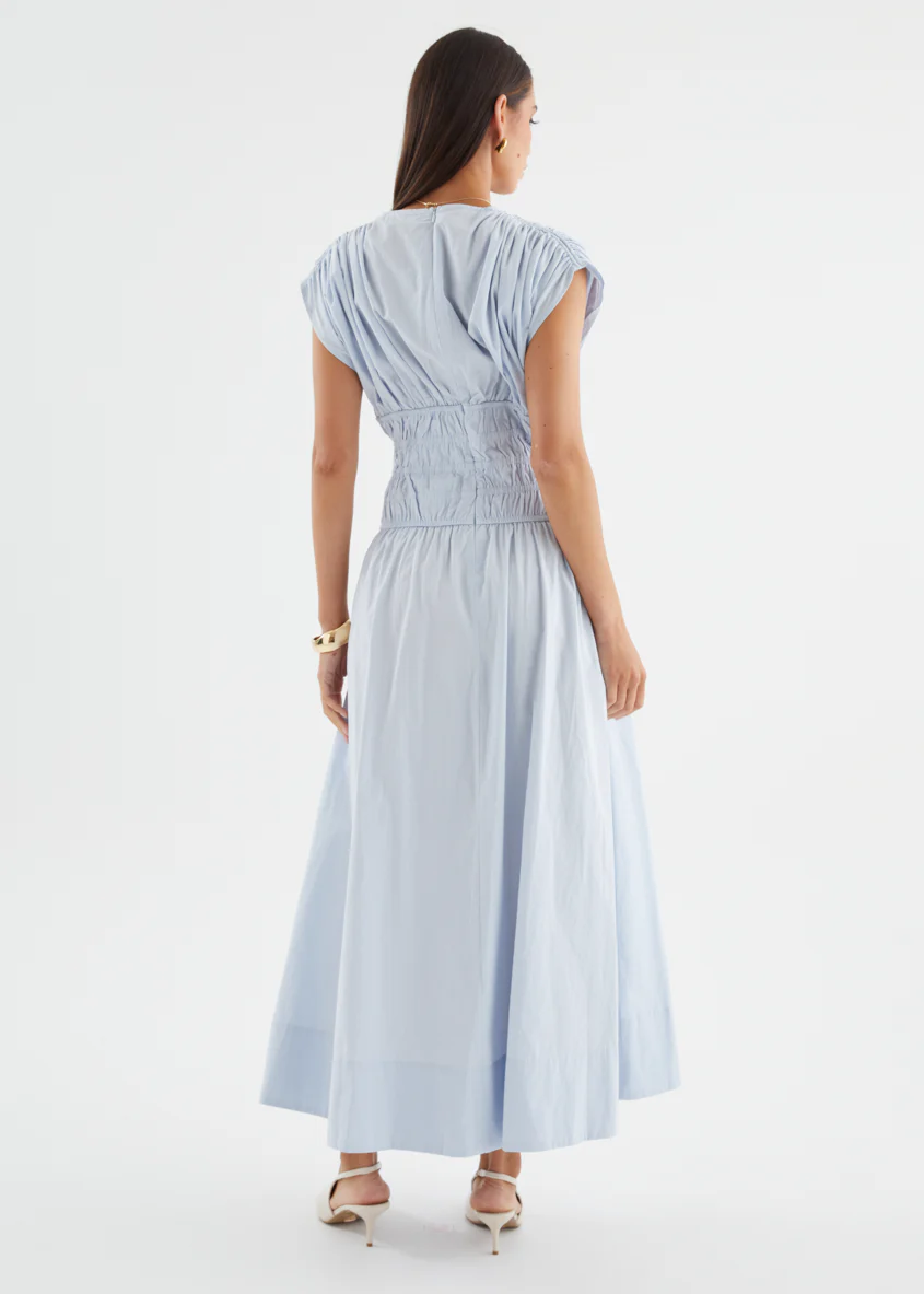 Lorriene Maxi Dress - Baby Blue - Image 9