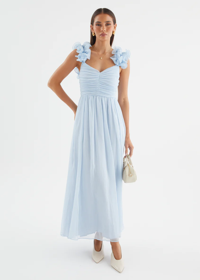 Luciella Maxi Dress - Baby Blue - Image 2