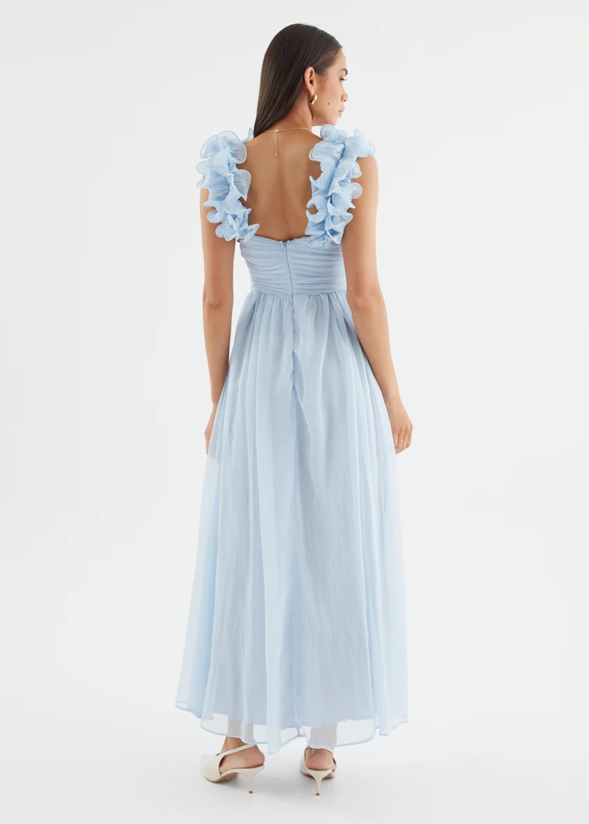 Luciella Maxi Dress - Baby Blue - Image 7