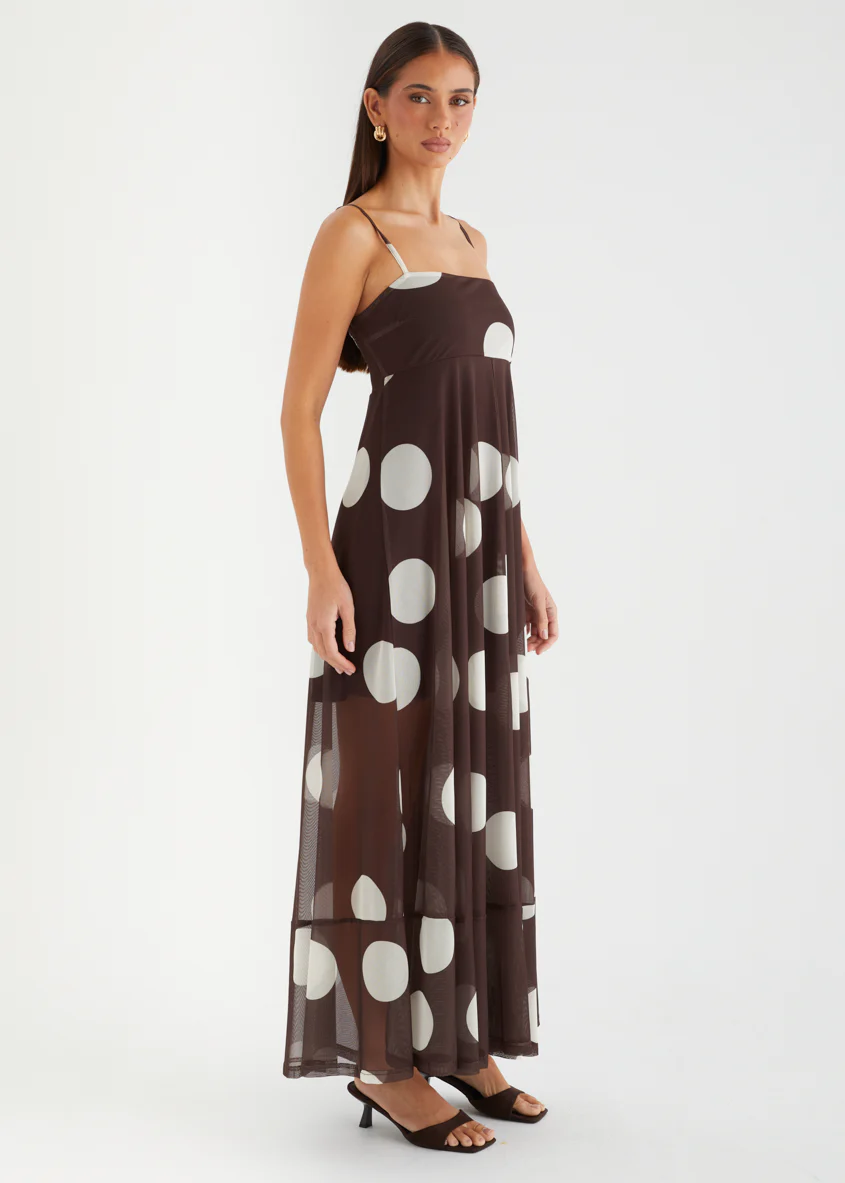 Lutana Maxi Dress - Cocoa Spot - Image 4