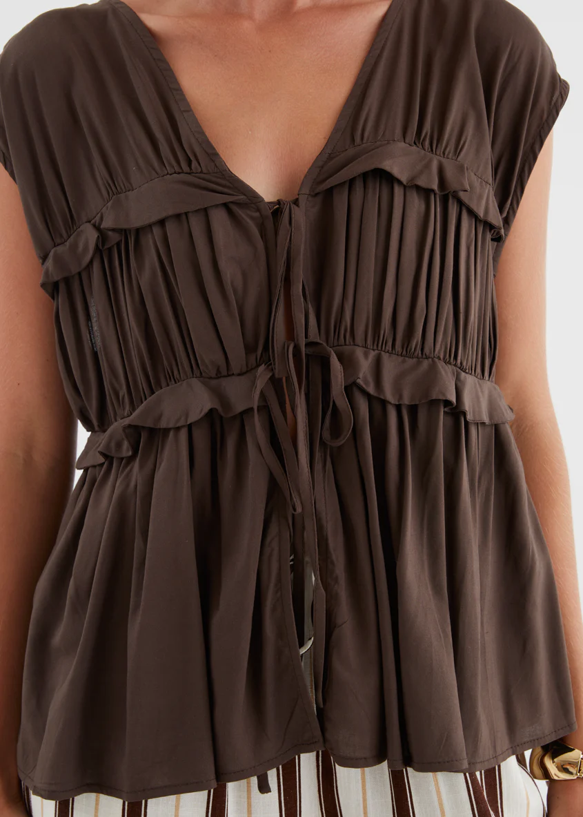 Lyanna Top - Chocolate - Image 7