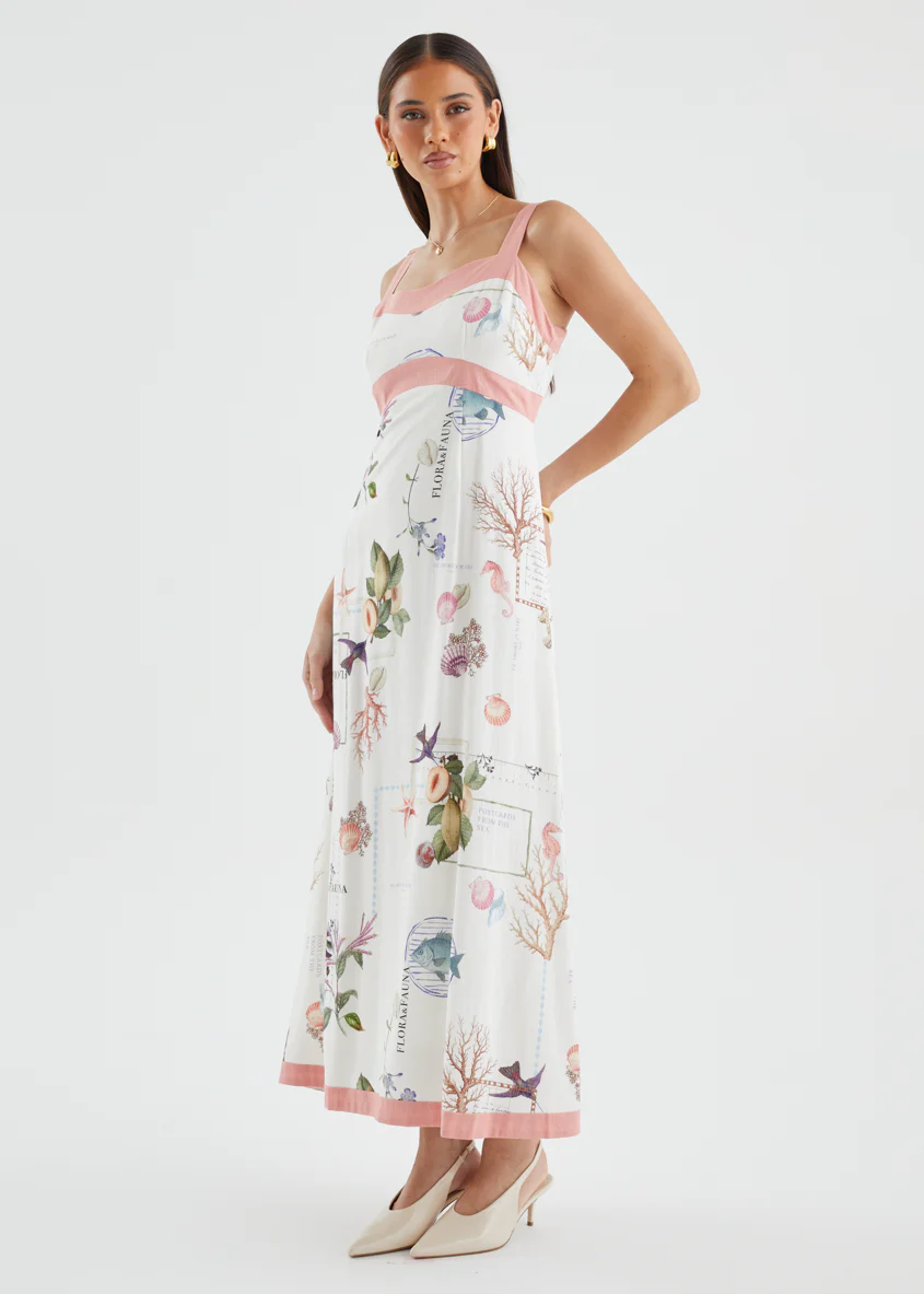 Lynell Maxi Dress - Isla Sol Pink - Image 5