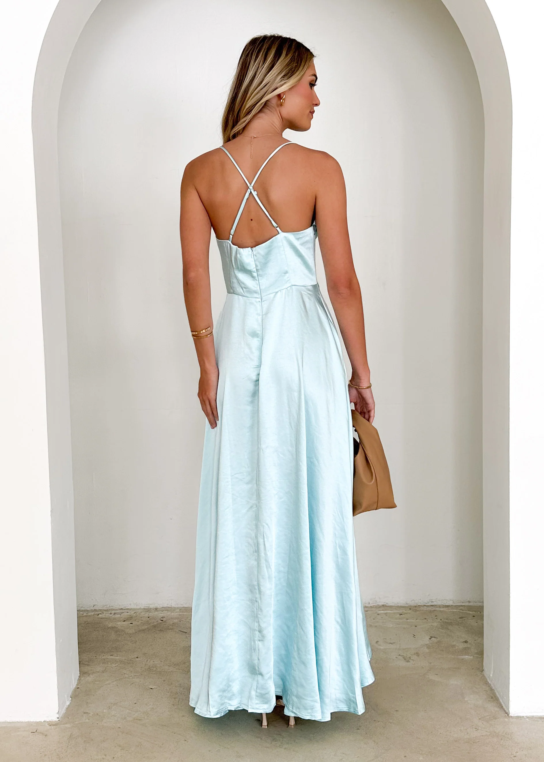 Mahala Maxi Dress - Ice Blue - Image 7