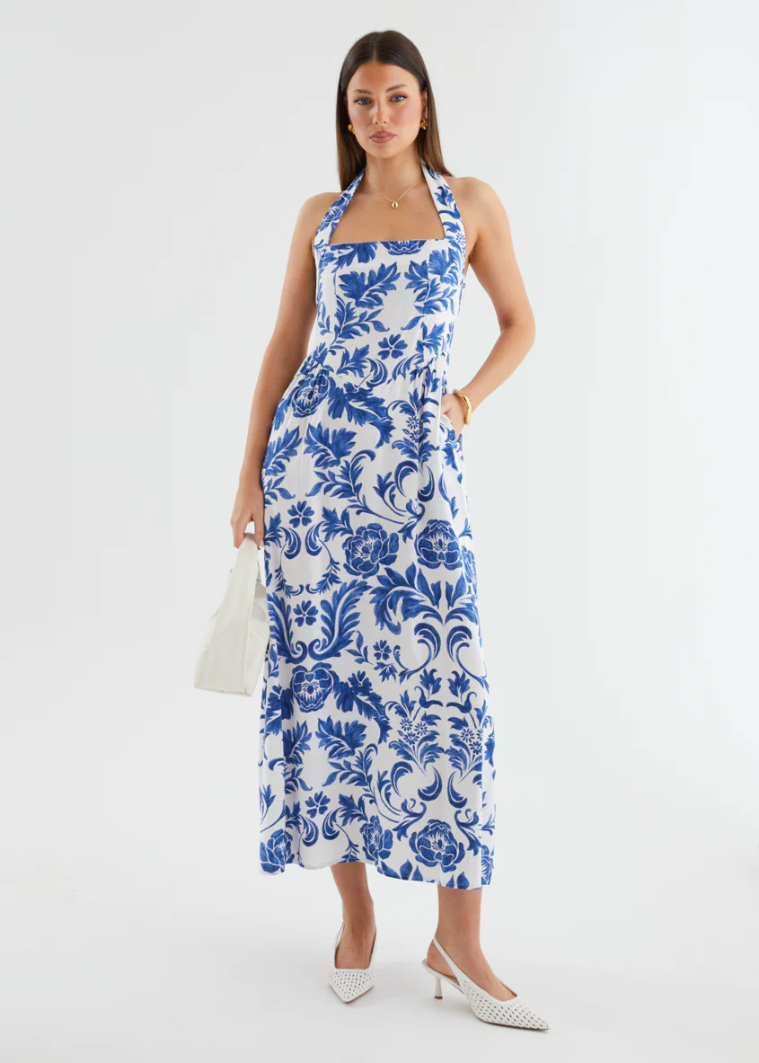Mahiya Halter Maxi Dress - Baroque - Image 12
