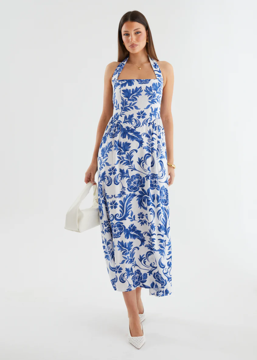 Mahiya Halter Maxi Dress - Baroque - Image 13