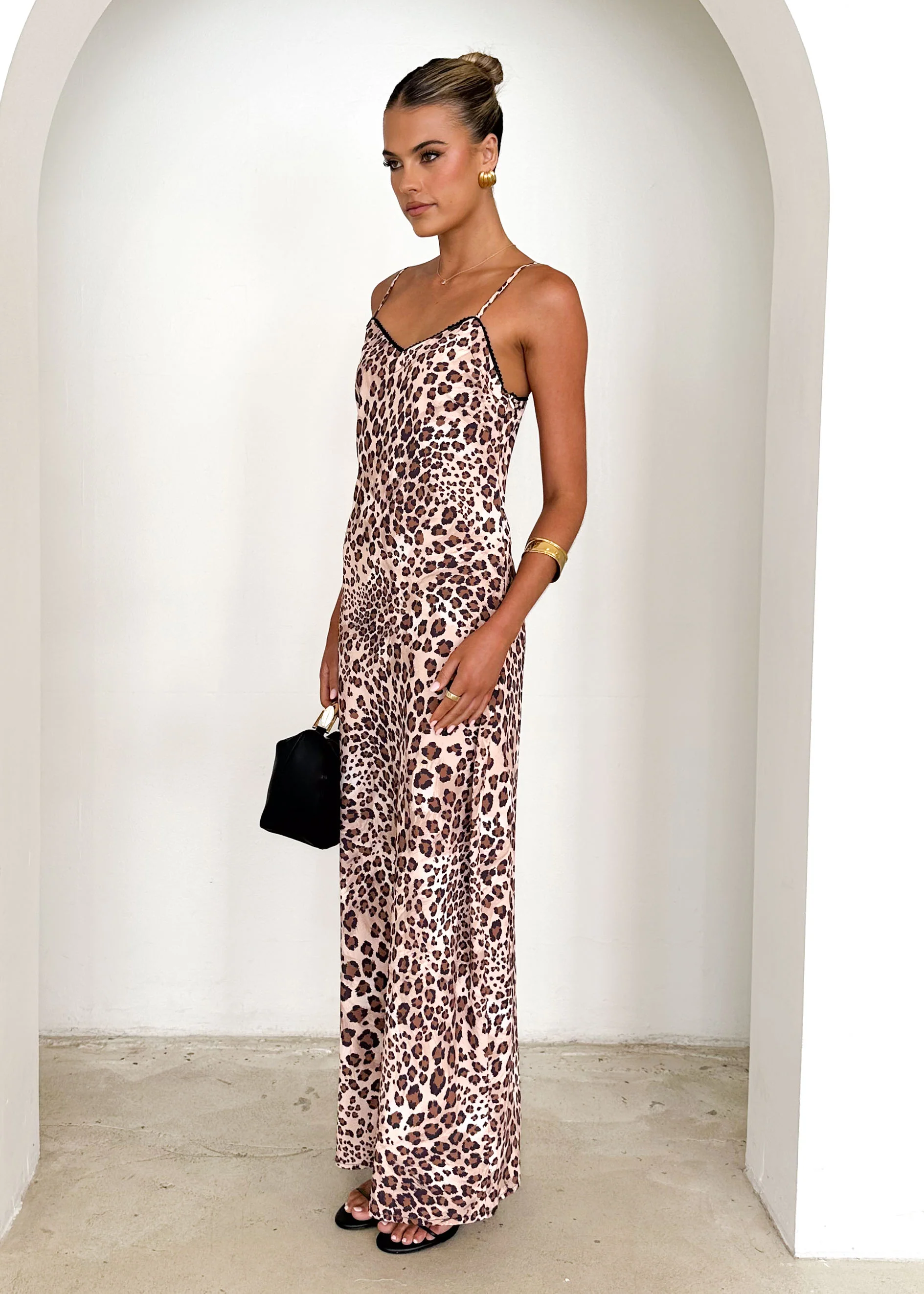 Malikah Maxi Dress - Leopard - Image 18