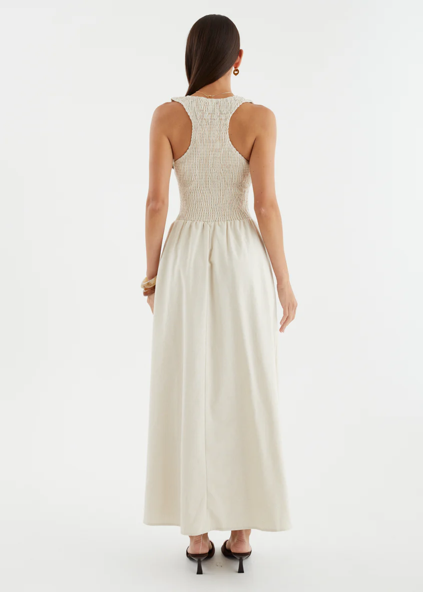 Marilee Maxi Dress - Beige - Image 10