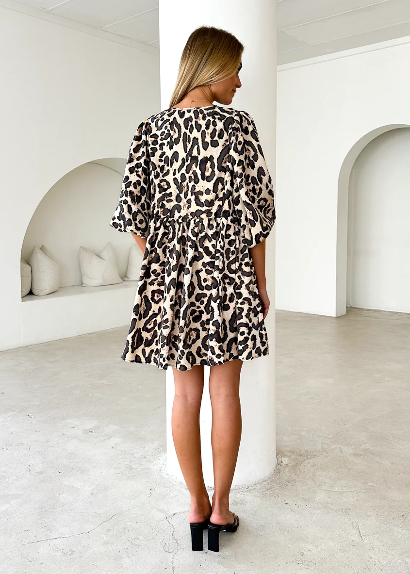 Marisol Dress - Leopard - Image 7
