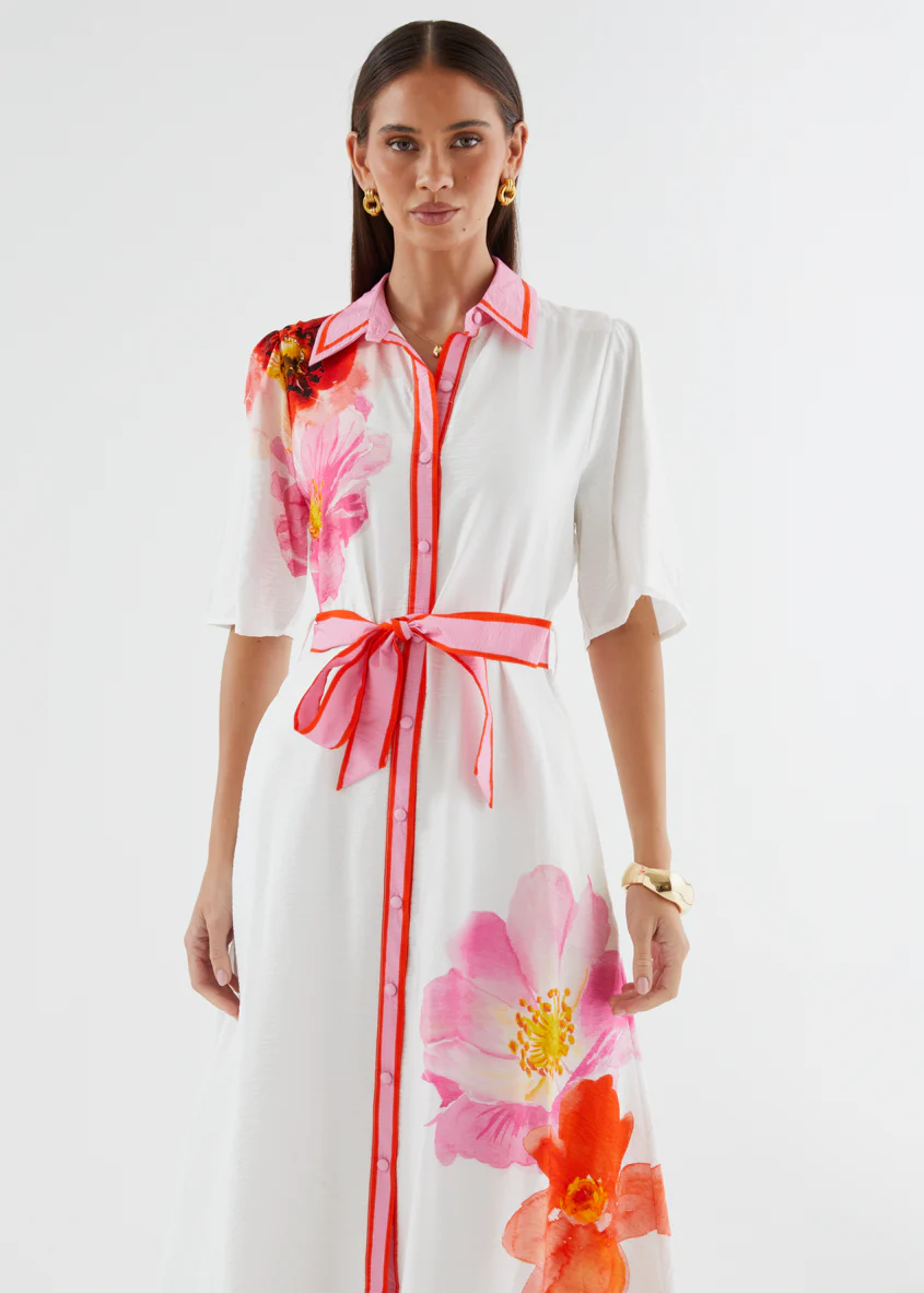 Marlena Maxi Dress - Pink Bloom - Image 5